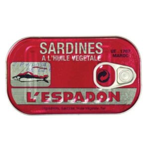 L’Espadon Sardines in Spiced Vegetable Oil 125g