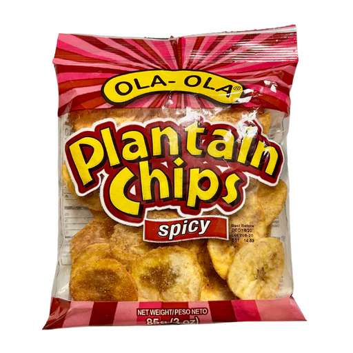 Ola Ola Spicy Plantian Chips Box